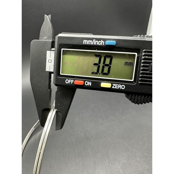 Vintage SIGNED MEXICO Stiff Choker 16" Twist Necklace Sterling Silver 925 32Gs - Picture 10 of 11